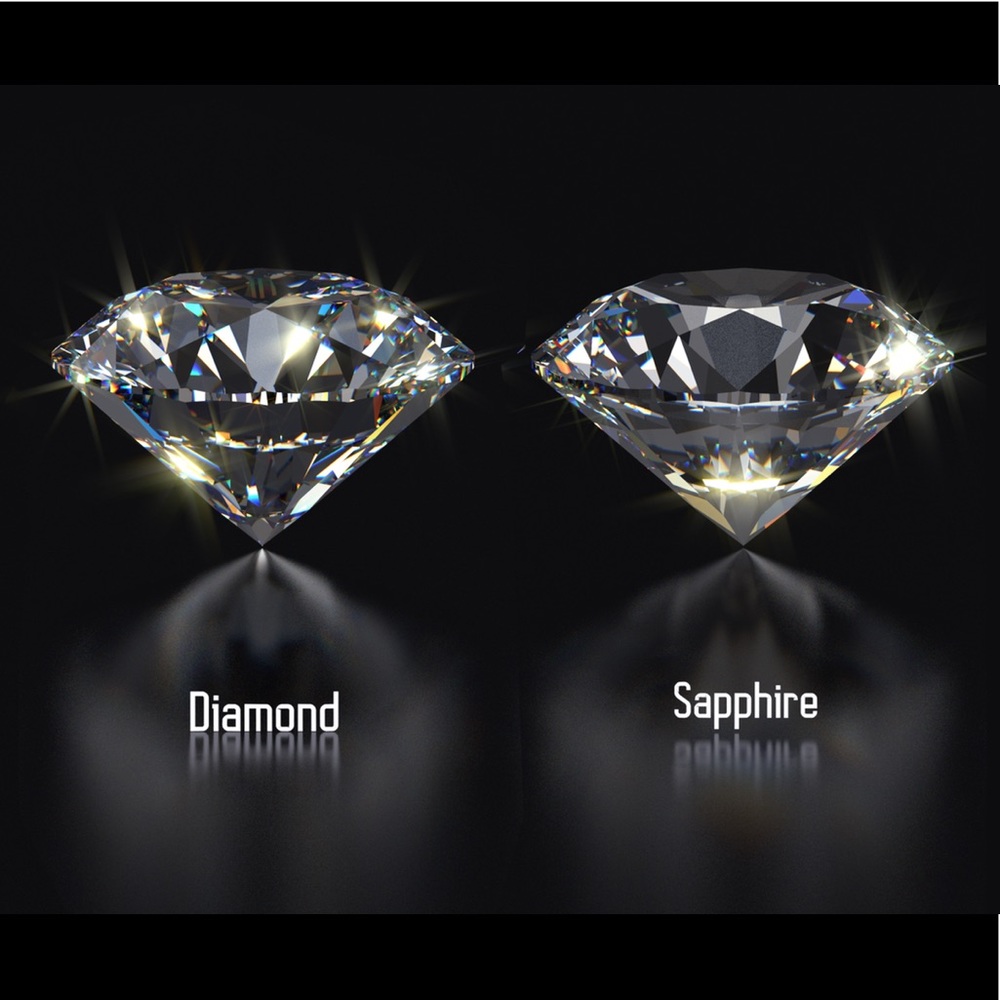 Prime Diamond Alternative ✨ 1 CTW AAA+ Natural Loose White Sapphires - Picture 3 of 9